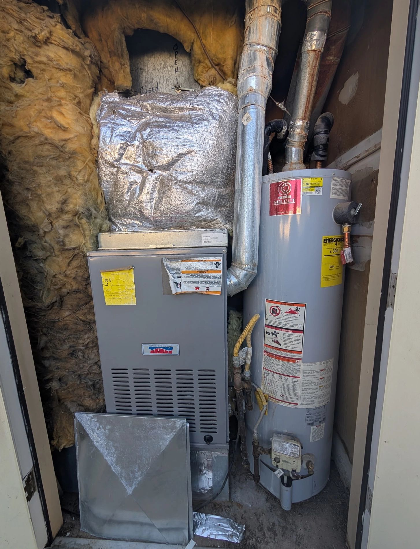 Plumbing before