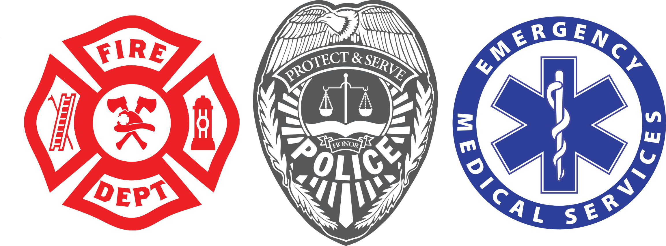 First responders logos