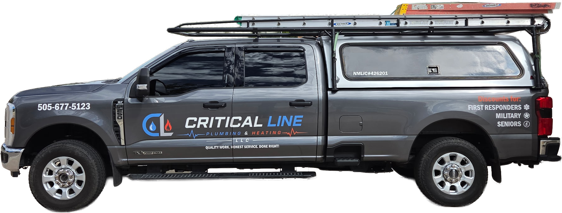 Critical Line Plumbing And Heating Truck